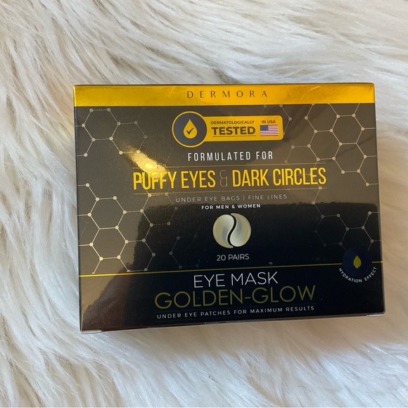 Demora Eye Mask Golden-Glow - New in Box - 20 Pair - Picture 3 of 7